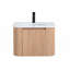 Meuble-lavabo mural avec lavabo courbé, pré-assemblé-1262742208