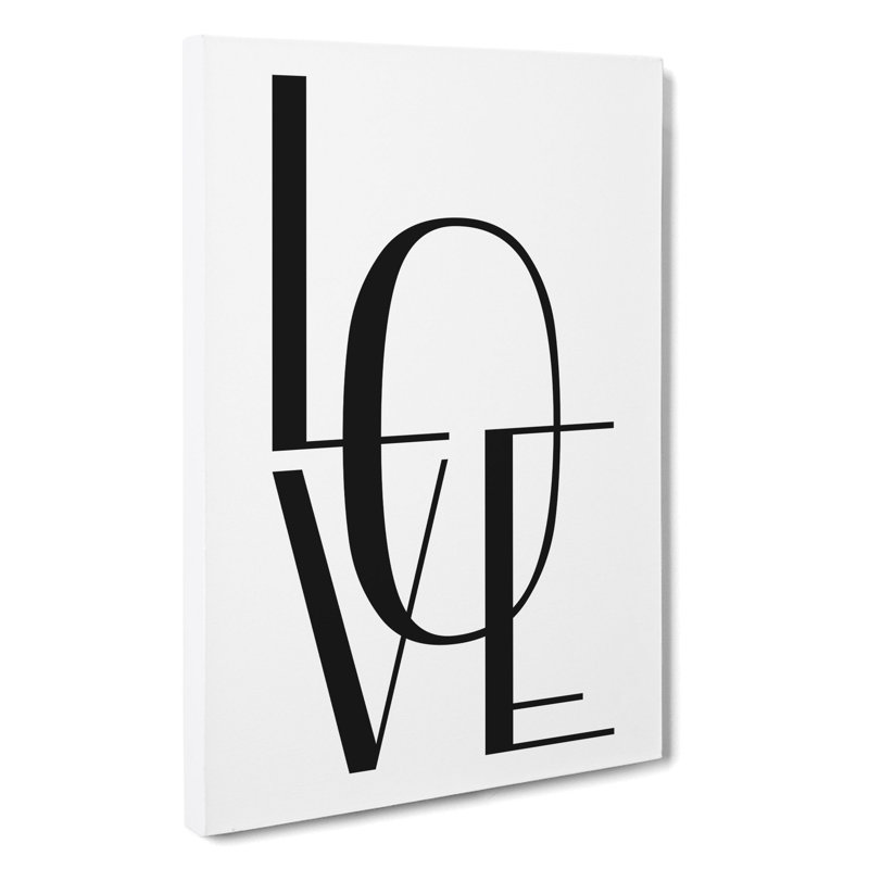 Love - Wrapped Canvas, 91cm H x 60cm W x 3cm D