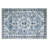 Bibb Home Washable Flannel Printed Area Rug with Latex Back-1359740642