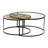 Orkney Glass Top Nesting Coffee Table