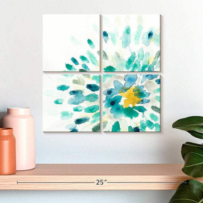Avery Starburst Floral II, H 18 po x l 18 po