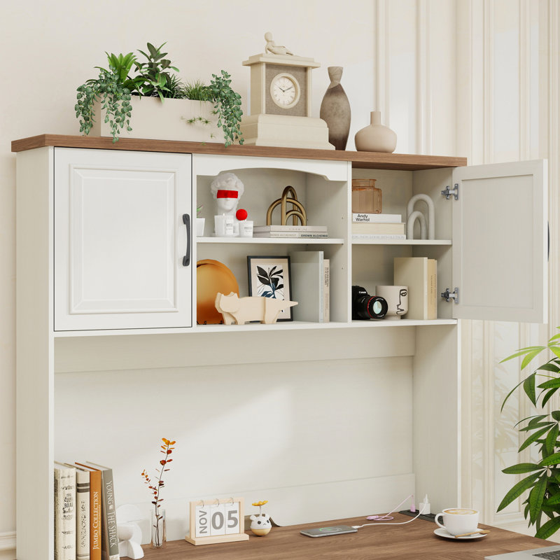 Bureau de direction en L avec huche Farmhouse