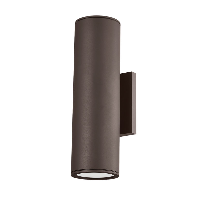 2 - Light Armed Sconce, Textured Bronze