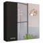 Pharmacie, miroir, porte double, quatre tablettes intérieures-572686075
