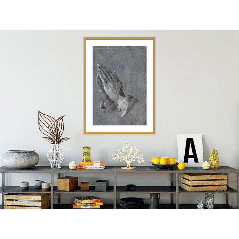 «Praying Hands» par Albrecht Dürer, impression giclée sur cadre, H 41,5 po x l 30,62 po