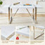 Ensemble de salle à manger rectangulaire L 31,5 po x l 55,12 po Minday-146766434-146766435-146766438