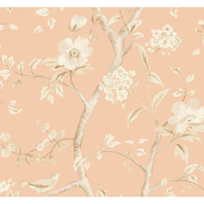 Southport Floral Trail, Melon pastel / arrow-root