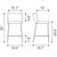 Tabouret de comptoir Keithan (ensemble de 2)-1622888533-1622888535