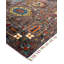 Tapis noué à la main de conception unique Tribal - brun, 9 pi 1 po x 12 pi 6 po