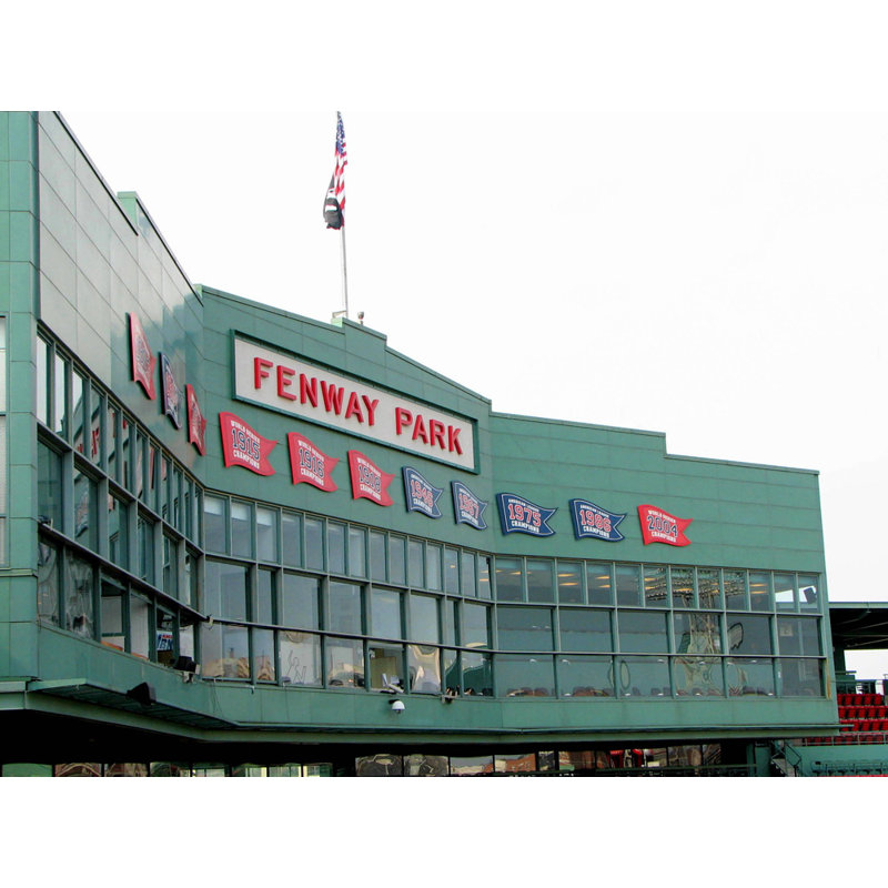 Fenway Park, H 36 po x l 48 po