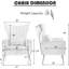 Upholstered velvet armchair-1158028234