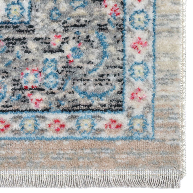 Beier MACHINE MADE POLYESTER AREA RUGS - Rectangle | Multicolor | Oriental Design, Low Pile Machine Made Area Rugs for Living Room, Bed Room