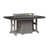 Hammered Top Black with Light Grey Base