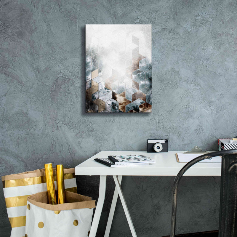 «Cubes Magic» par Design Fabrikken, estampe numérique sur toile, H 16 po x l 12 po x P 0,75 po