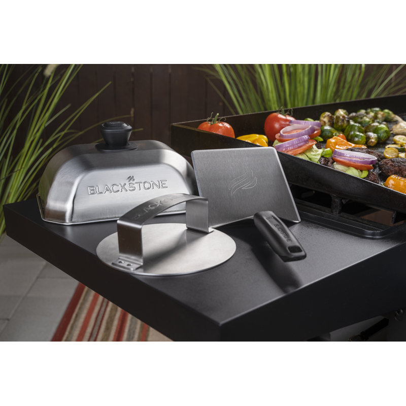 Blackstone 3-Piece Stainless Steel Burger Kit