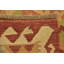 Tapis de zone en laine rouge 3 pi x 4 pi 6 po one-of-kind main-noué la Elland