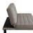 Serta Nova Scotia 66.1" Click Clack Convertible Futon Sofa Bed, Channel Tufted, Metal Legs-111078654