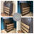Modern Black Solid Wood Accent Cabinet