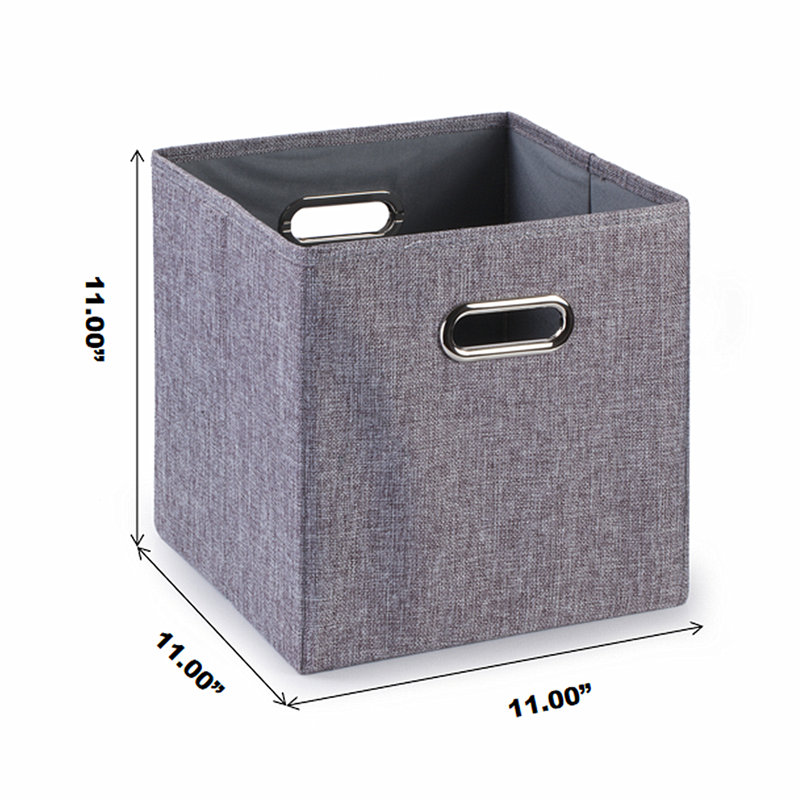 Ensemble de bacs de rangement en tissu