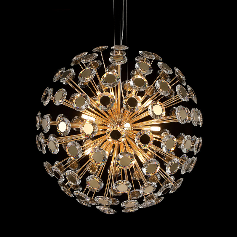 Luminaire suspendu "Lustre rond 18 lumières" 