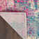 Abbate Abstract Pink/Blue/Orange/Ivory Area Rug