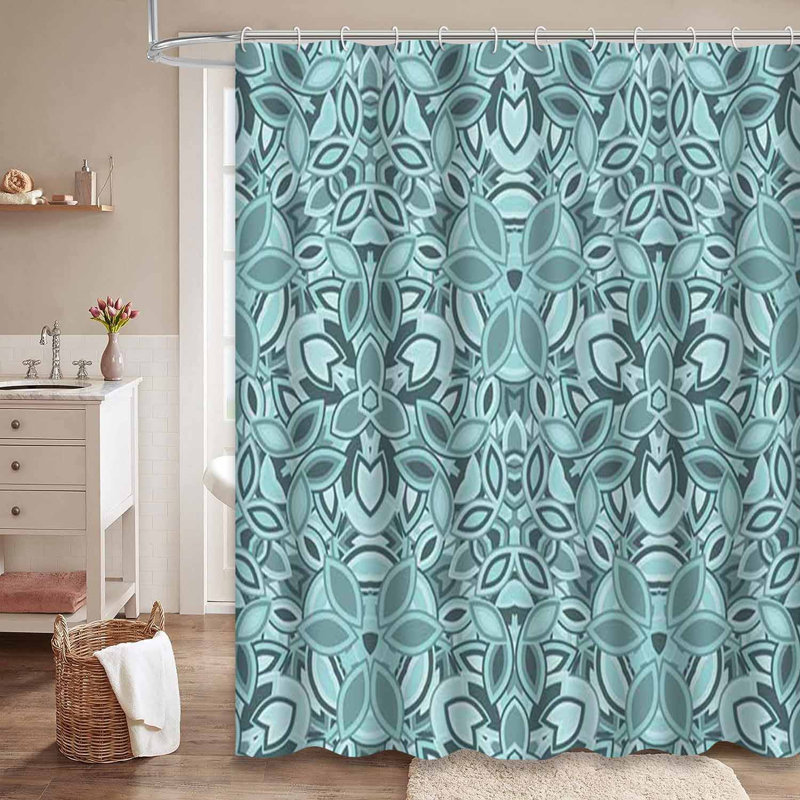 Rideau de douche Kaleidoscope, L 72 po x l 84 po