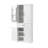 Bathroom Storage Cabinet With Doors And Drawer, Multiple Storage Space, Adjustable Shelf, White, For Organizing And Maximizing Bathroom Space-1828593507