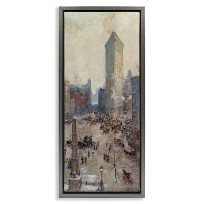 "Classic Cooper Cityscape", art mural sur toile flottante par one1000paintings