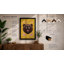 Bear Among Stars Geometric - Framed Print-676665003-676665000