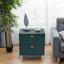 24.4" Tall 2-Drawer High Gloss Nightstand-1266231890