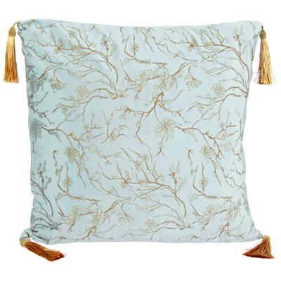 Hartline Floral Square Throw Pillow Cover