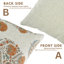 Housse de coussin en lin viscoélastique Fabividine, décoration d'automne (Mohini)-106270197-106270198-106270202