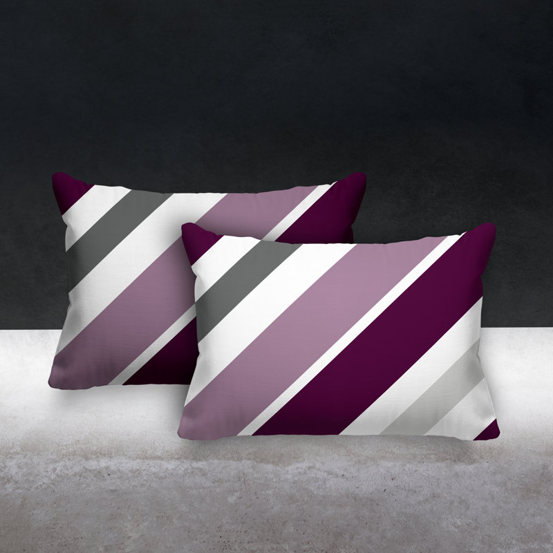 Coussin lombaire intérieur / extérieur Manda, Mauve