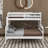 Twin XL Over Queen Bunk Bed With Ladder