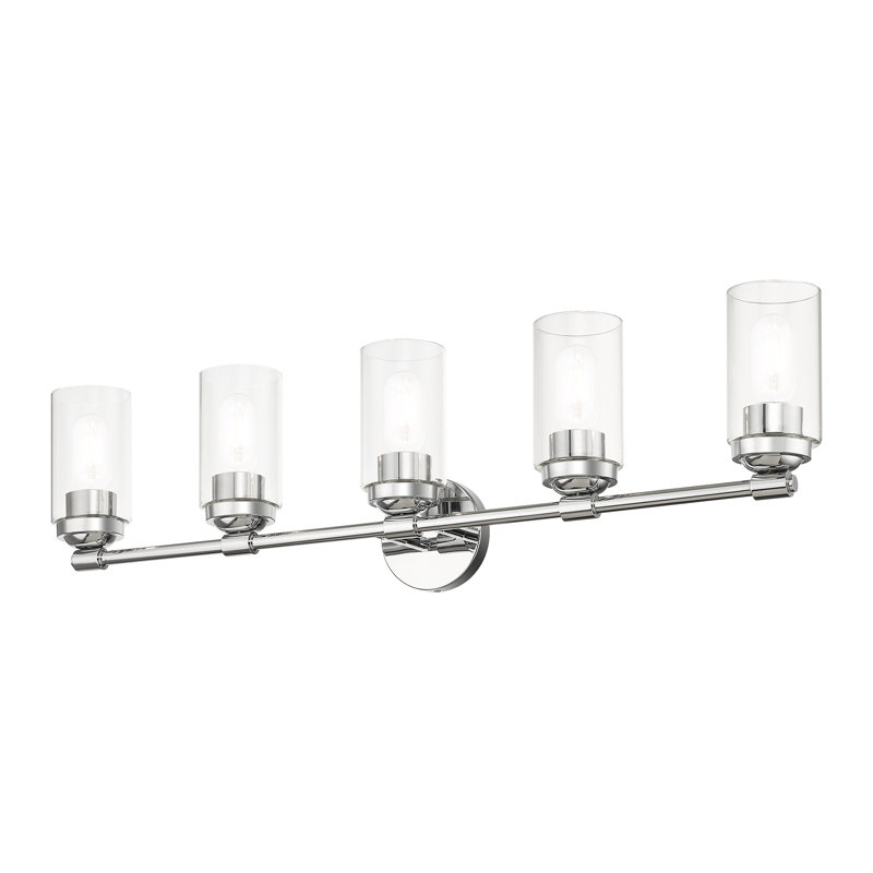 Ashveen 5 - Light Dimmable Vanity Light, Polished Chrome