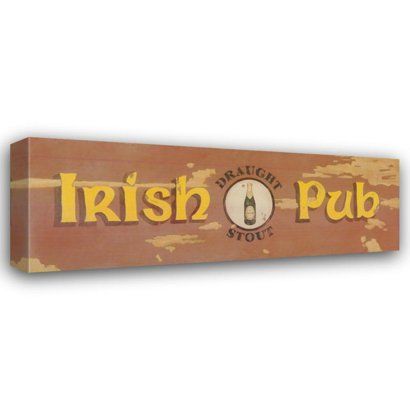 Projet de pub irlandais, H 18 po x l 48 po