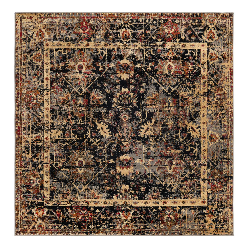 Alameda Abstract Indoor Rug, Square 5'3"