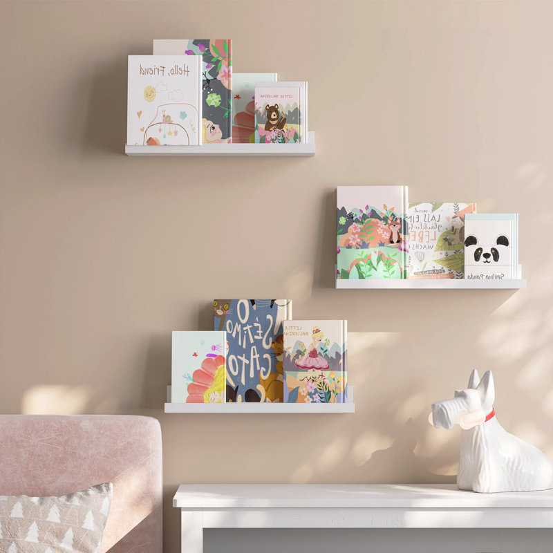 Ifeanyi 3 Piece Picture Ledge Wall Shelf, White