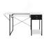 Table de couture, table de machine à coudre polyvalente avec tiroirs, tablette latérale pliable, tablette réglable, pieds en acier, bureau d'ordinateur pour la maison, studio de mode, studio d'art, établissement éducatif