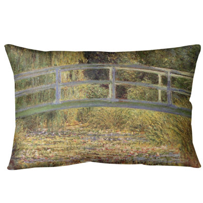 Coussin lombaire waterlily étang