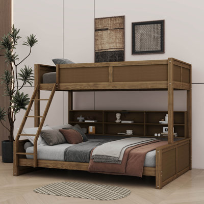 Contemporary Bunk Bed Featuring Inbuilt Storage Cabinets And Handy USB Ports