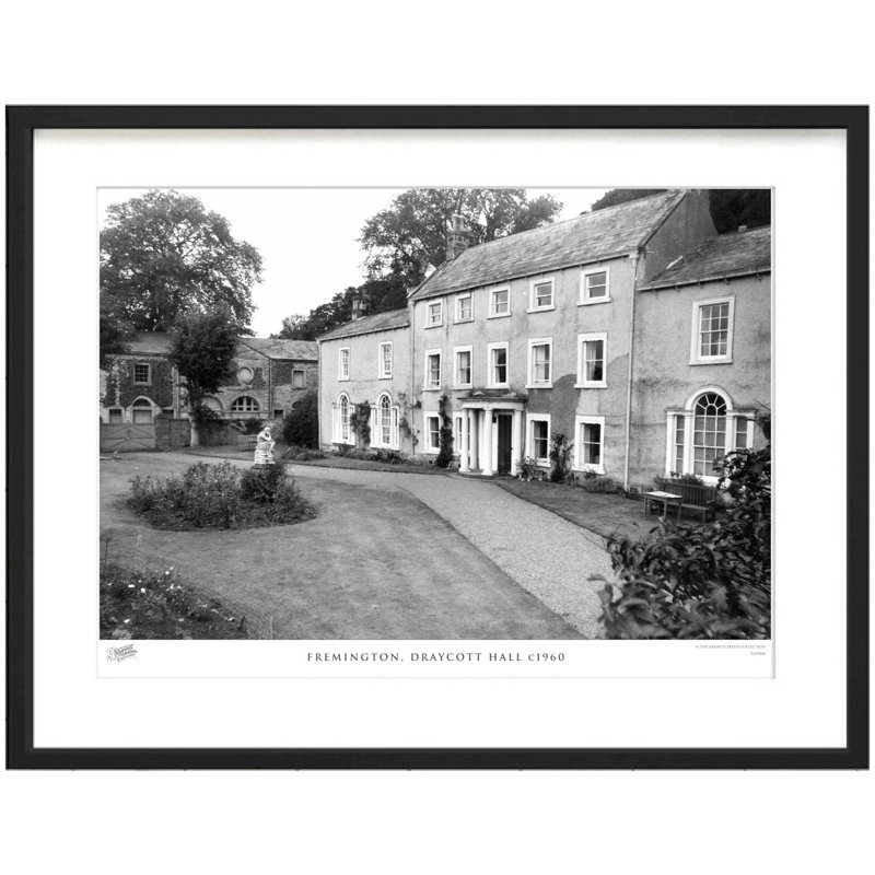 Fremington, Draycott Hall C1960 - Single Picture Frame Print, 40cm H x 50cm W x 2.3cm D