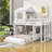  Amberjack Wooden Twin-Over-Full Bunk Bed With Playhouse-1286308045