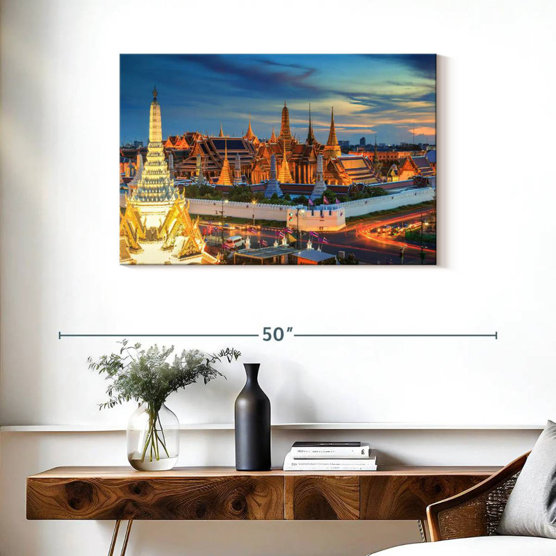 Adella Wat Phra Kaew Temple, 24" H x 36" W