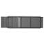 Double méridienne inclinable 74,41 po avec coussins Matanzas-1132380414