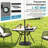 Claribel Square 80Cm L Outdoor Bar Table