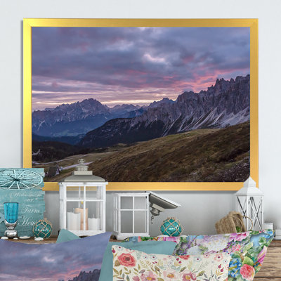 Dolomites Mountain At Summer - reproduction d'art sur toile
