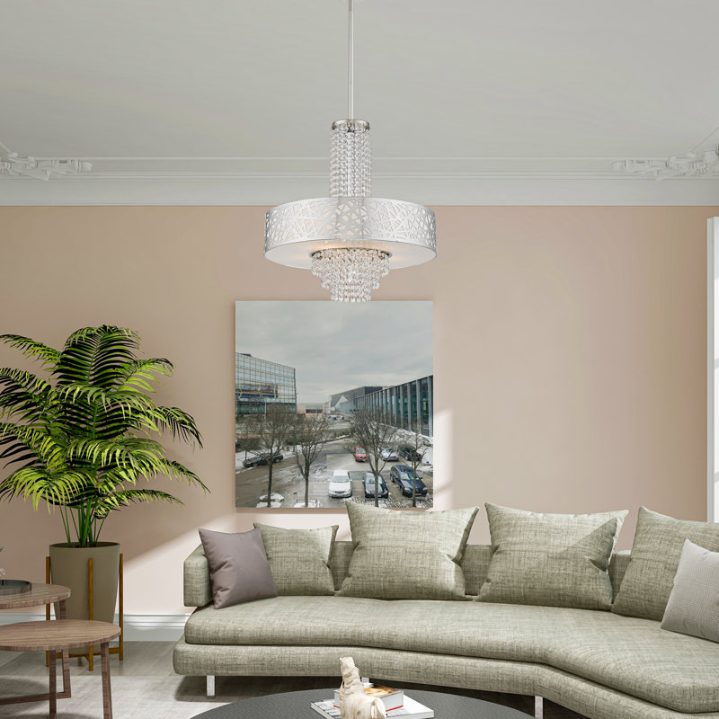 Lustre géométrique unique à 5 lumières Feltman