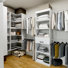 87"W Closet System + 2X32" Corner Closet System + 72"W X80"H Closet Sliding Door