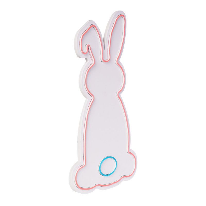 Bande d'éclairage néon flexible à DEL, imperméable IP67, 12 V, 12 W - rose et bleu | 12 pi 3 po de long | 400 lumens de luminosité, 6 000 K | Gabarit en mousse de PVC pour une installation facile | Parfait pour la décoration intérieure et les fêtes